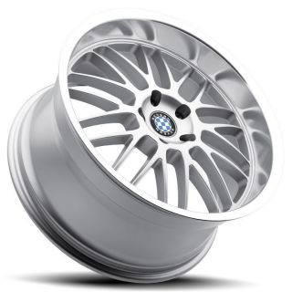 18 Staggered Silver Beyern Mesh Wheels Rims 5x120 BMW 3 Series E90