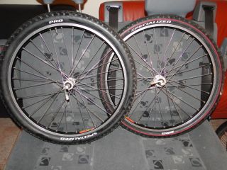 Mavic X517 Rims with Shimano Deore XT and Specialized Tires 26