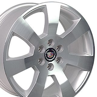 18 Rims Cadillac SRX Wheel 4607 Machined Silver 18x8