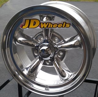JDWheels 15x7 American Eagle 111 Polished 5x4 75 Muscle Car Wheel