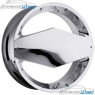 Vision Morgana 5x127 5x5 5x135 15mm Chrome Wheels Rims inch 24