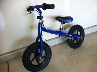 Balance Bike Blue 12 inch Wheels