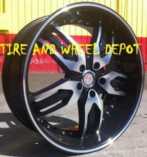 20 inch F5 125 Rims Wheels Only Acura Honda Infiniti Lexus STS DTS DHS