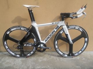 2012 Argon 18 E 112 SRAM Red Hed H3 Wheels Loaded New