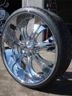 24 Wheels Rims Package Free Tires Velocity V750 Chrome Deep Lip 5x115