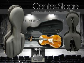 Stage Premium Cello Case Venus Gray Skin 4 4 Size with Wheels