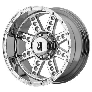 KMC XD Diesel Chrome Wheel Rim s 8x165 1 8 165 1 8x6 5 17 9