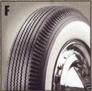 710 15 Firestone 2 3 4 inch Whitewall Bias Tires