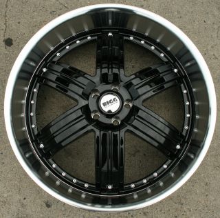 Bigg Daddy 416 22 Black Rims Wheels Chrysler 300 300C V6 V8 22 x 9 5