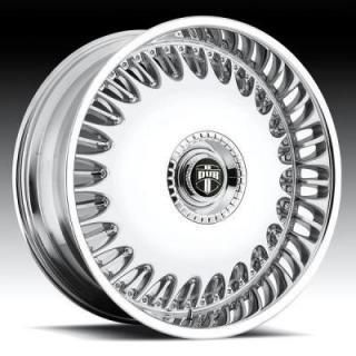 DUB Billionaire Wheel SET 24x9 5 Chrome Rims RWD 5 6 LUG Wheels 24inch