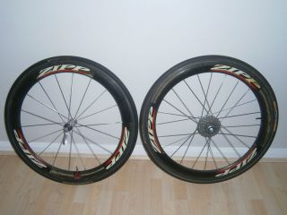 Zip 404 Wheelset Front and Rear Tubular with CycleOps PowerTap SL Hub