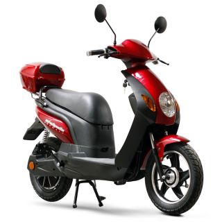 Wheels EW 600 Electric Pedal Assist Moped No License Required Red