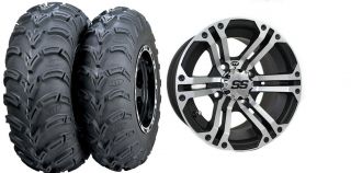 Honda Rancher 350 400 420 Without IRS ITP SS212 Wheels 25 Mud Lite