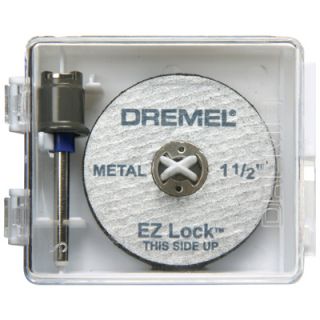 Dremel EZ406 EZ Lock 5 Pack Cut Off Wheels w Mandrel