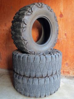 Used 37 1350 18 Nitto Mud Grappler Tires 1350R R18 37 3 Available