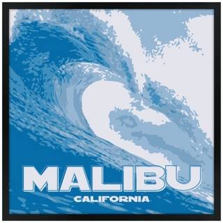Malibu Wave Wall Art   #N6915