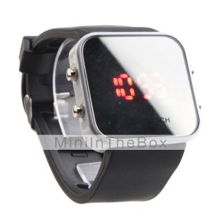 USD $ 4.59   Silicone Band Women Men Unisex Jelly Sport Style Square