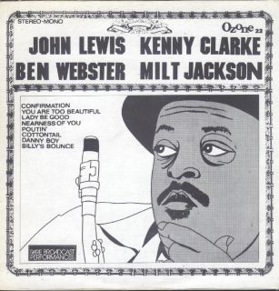 John Lewis Kenny Clarke Ben Webster Milt Jackson LP