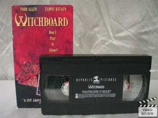 Witchboard VHS Tawny Kitaen Todd Allen 017153460339