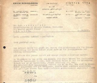 Erich Mendelsohn 1937 Israel Jerusalem Kitchen Program Germany