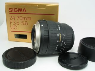 Canon EF, Sigma UC 24 70mm, 13.5 5.6, analog + digital, TOP
