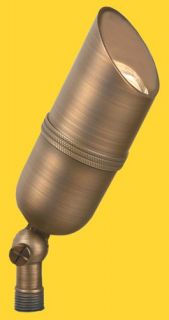 Corona Lighting CL529BAB 50W Low Voltage Brass Deco Bullet Directional Light w/Easy Turn amp; Lock Shroud Antique Bronze