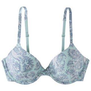 Gilligan & OMalley Womens Favorite Lightly Lined Demi Bra   Cool Waterfall 40D