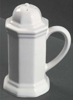 Pfaltzgraff Heritage White Spice Shaker, Fine China Dinnerware   Stoneware,York