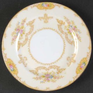 Noritake Mystery #148 Bread & Butter Plate, Fine China Dinnerware   Floral Spray