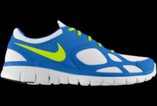 Nike Flex 2012 Run iD Custom (Wide) Womens Running Shoes   Blue