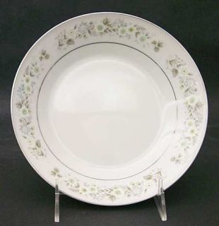 Imperial (Japan) Wild Flower Coupe Soup Bowl, Fine China Dinnerware   Green,Blue