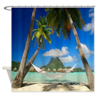 CafePress Tropical Paradise Beach Shower Curtain Free Shipping! Use code FREECART at Checkout!