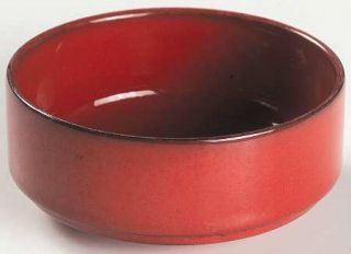 Villeroy & Boch Granada Coupe Cereal Bowl, Fine China Dinnerware   Solid Red, Br