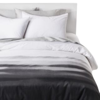 Room Essentials Watercolor Comforter Set   Black/White (Twin)