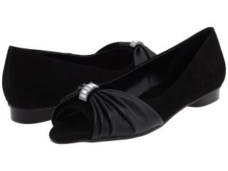 Vigotti Artie Suede Womens Slip on Dress Shoes (Black)