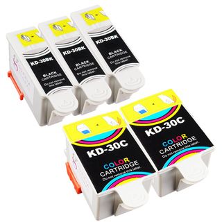 Sophia Global Compatible Ink Cartridge Replacement For Kodak 30 Black And Color (pack Of 5) (Black and colorPrint yield: Up to 670 pages for each black and up to 550 pages for each colorModel: SGKodak30B3C2Pack of: Five (5) cartridgesWe cannot accept retu