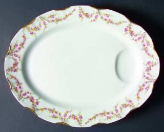 Haviland Varenne (France) 13 Oval Serving Platter, Fine China Dinnerware   Theo