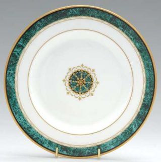 Lenox China Monument Green (Accent Plate) Accent Salad Plate, Fine China Dinnerw