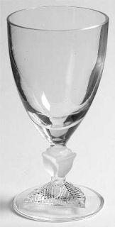 Cristal DArques Durand Lucia (Frost Stem) Cordial Glass   Clear,Frosted Rose St