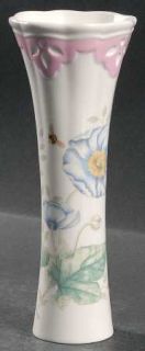 Lenox China Butterfly Meadow Bud Vase, Fine China Dinnerware   Multicolor Butter