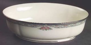 Lenox China Country Romance 10 Oval Vegetable Bowl, Fine China Dinnerware   Gre