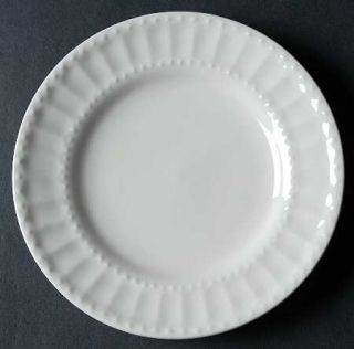 Gibson Designs Regalia White Bread & Butter Plate, Fine China Dinnerware   All W