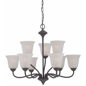 Thomas Lighting THO 190039763 Holly Chandelier Painted Bronze 9x60W