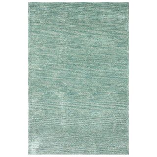 Nuloom Handmade Solid Blue / Grey Rug (5 X 8) (BluePattern: SolidTip: We recommend the use of a non skid pad to keep the rug in place on smooth surfaces.All rug sizes are approximate. Due to the difference of monitor colors, some rug colors may vary sligh