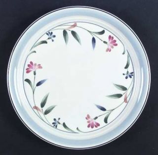Noritake Shannon Spring Dinner Plate, Fine China Dinnerware   Keltcraft,Pink&Blu
