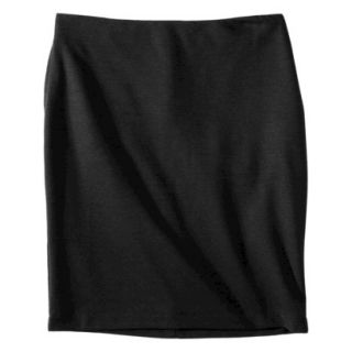 Merona Womens Ponte Pencil Skirt   Black   2