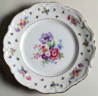 Winterling   Bavaria Dresden Rose Salad Plate, Fine China Dinnerware   Florals R