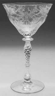 Tiffin Franciscan Byzantine Clear Champagne/Tall Sherbet   Stem #037/15037,Clear