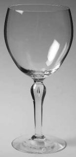 Corcoran Teardrop Clear Water Goblet   Air Bubble In Stem, Clear