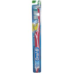 Oral b Advantage Regular 40 Soft Toothbrush With Tongue Cleaner (pack Of 6) (AssortedBristle type: SoftRegular 40Includes pack of six (6)Due to the personal nature of this product we do not accept returns.Due to manufacturer packaging changes, product pac